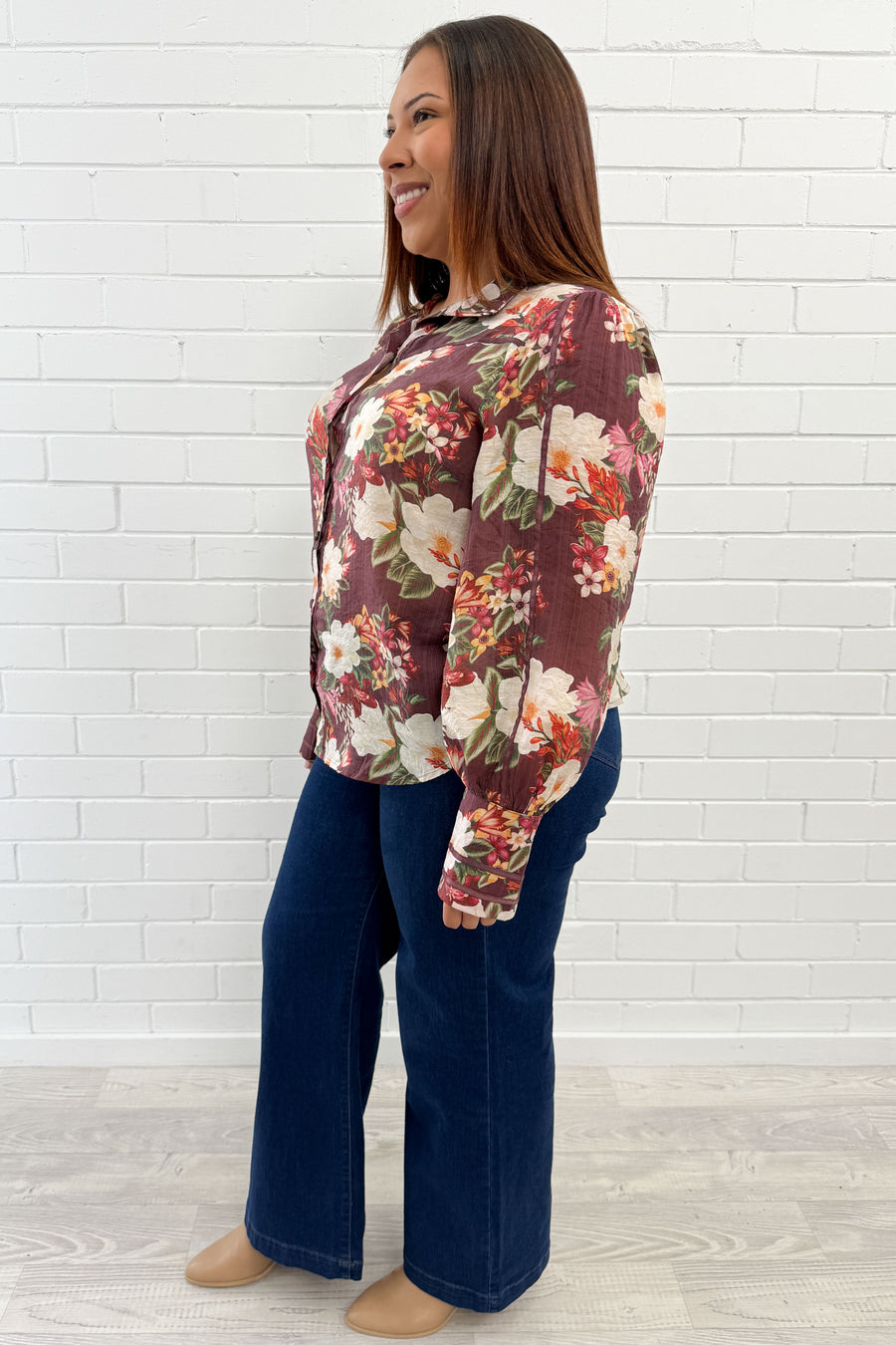 Burgundy Floral