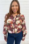 Burgundy Floral