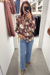 Burgundy Floral