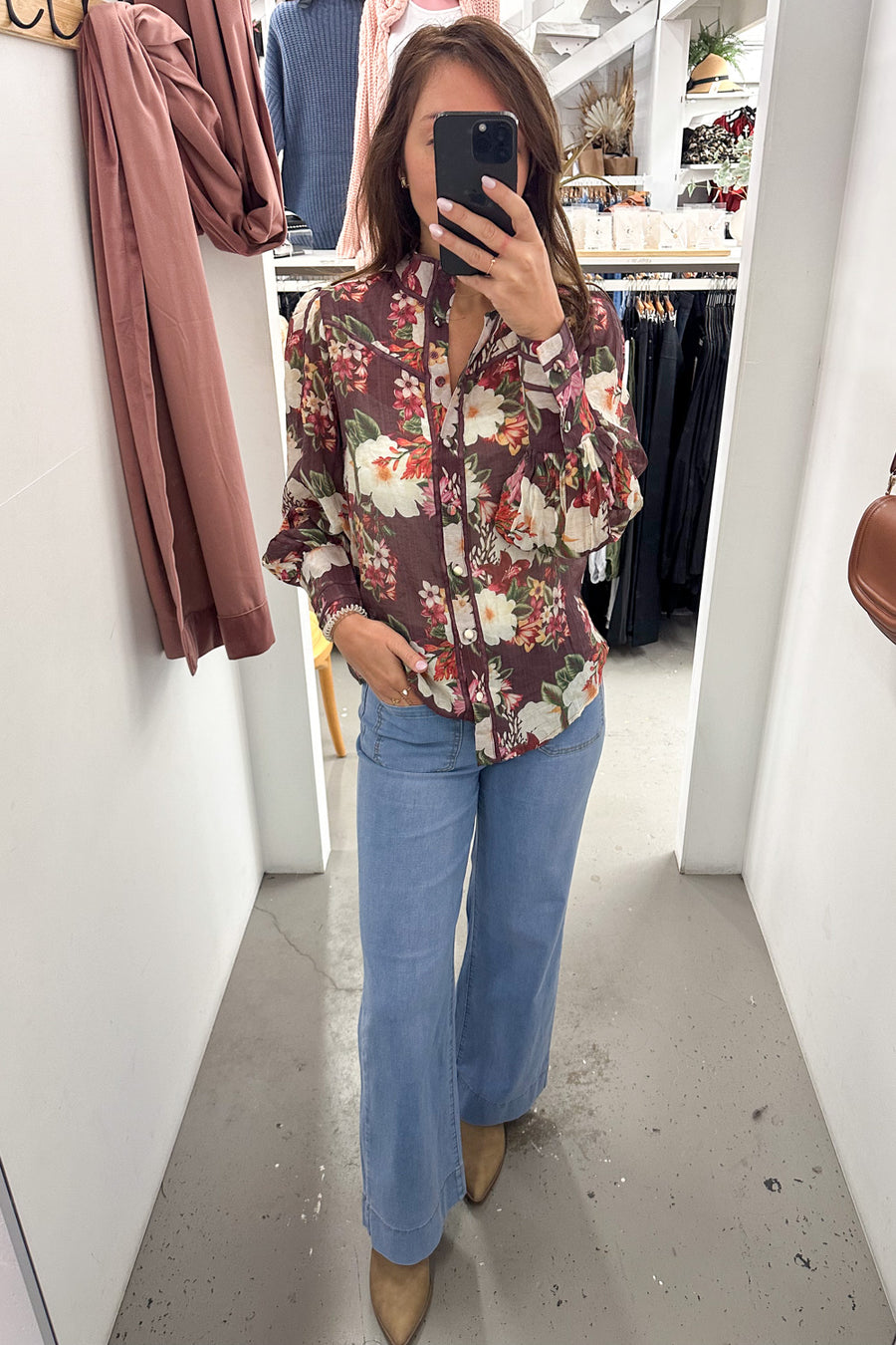Burgundy Floral