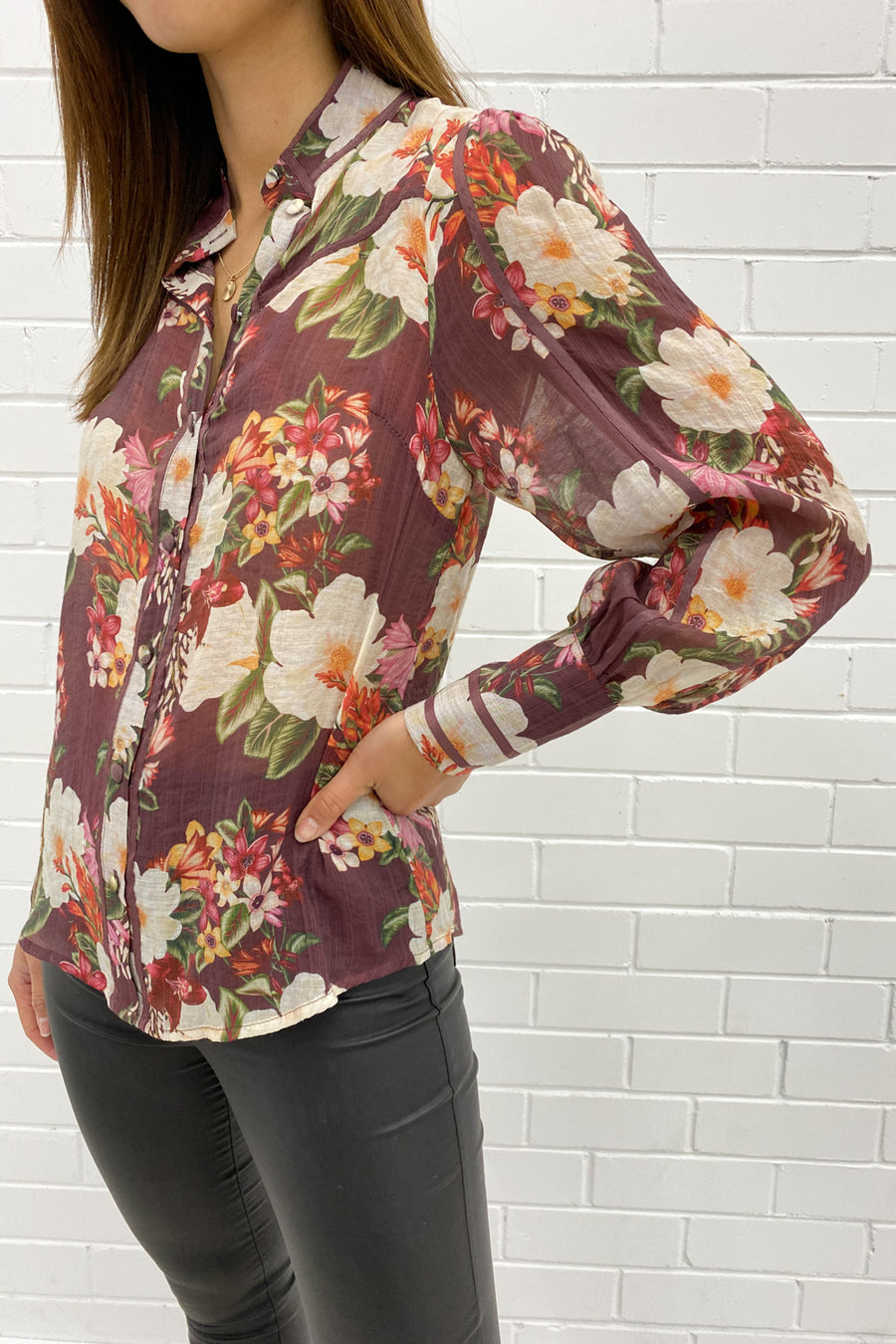 Burgundy Floral