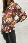 Burgundy Floral