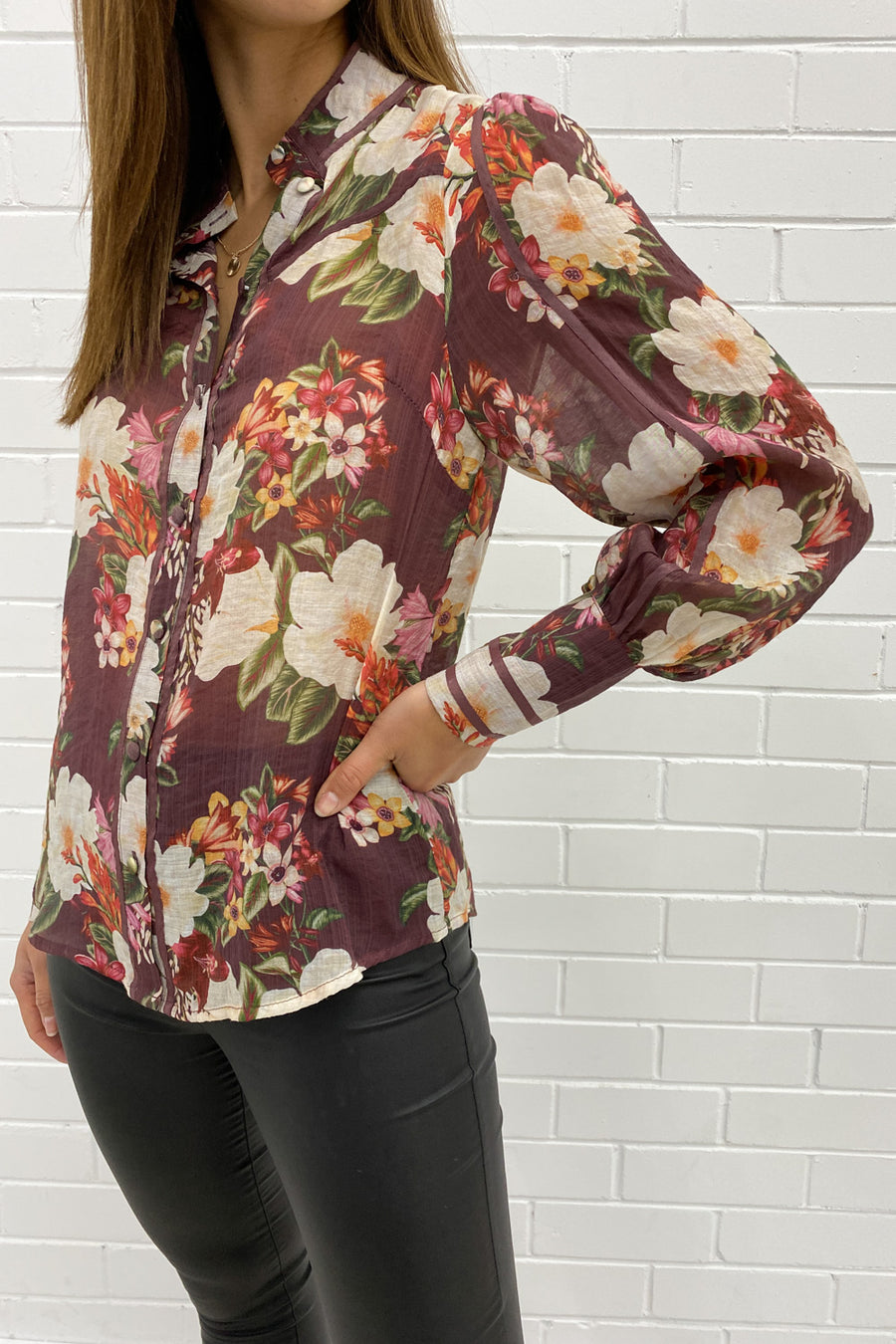 Burgundy Floral
