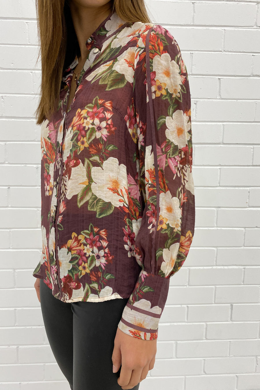 Burgundy Floral
