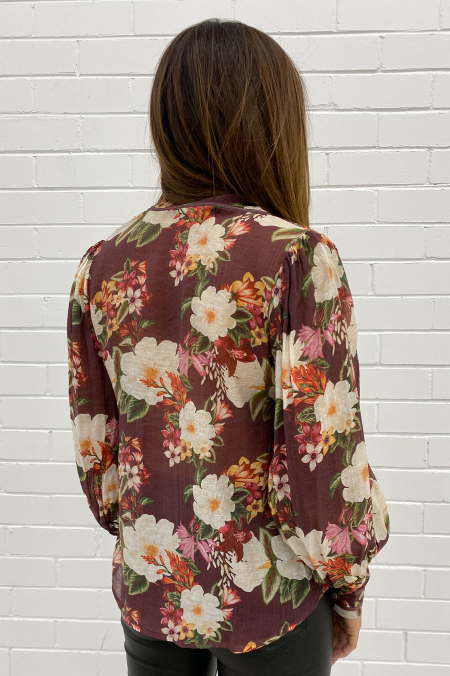 Burgundy Floral