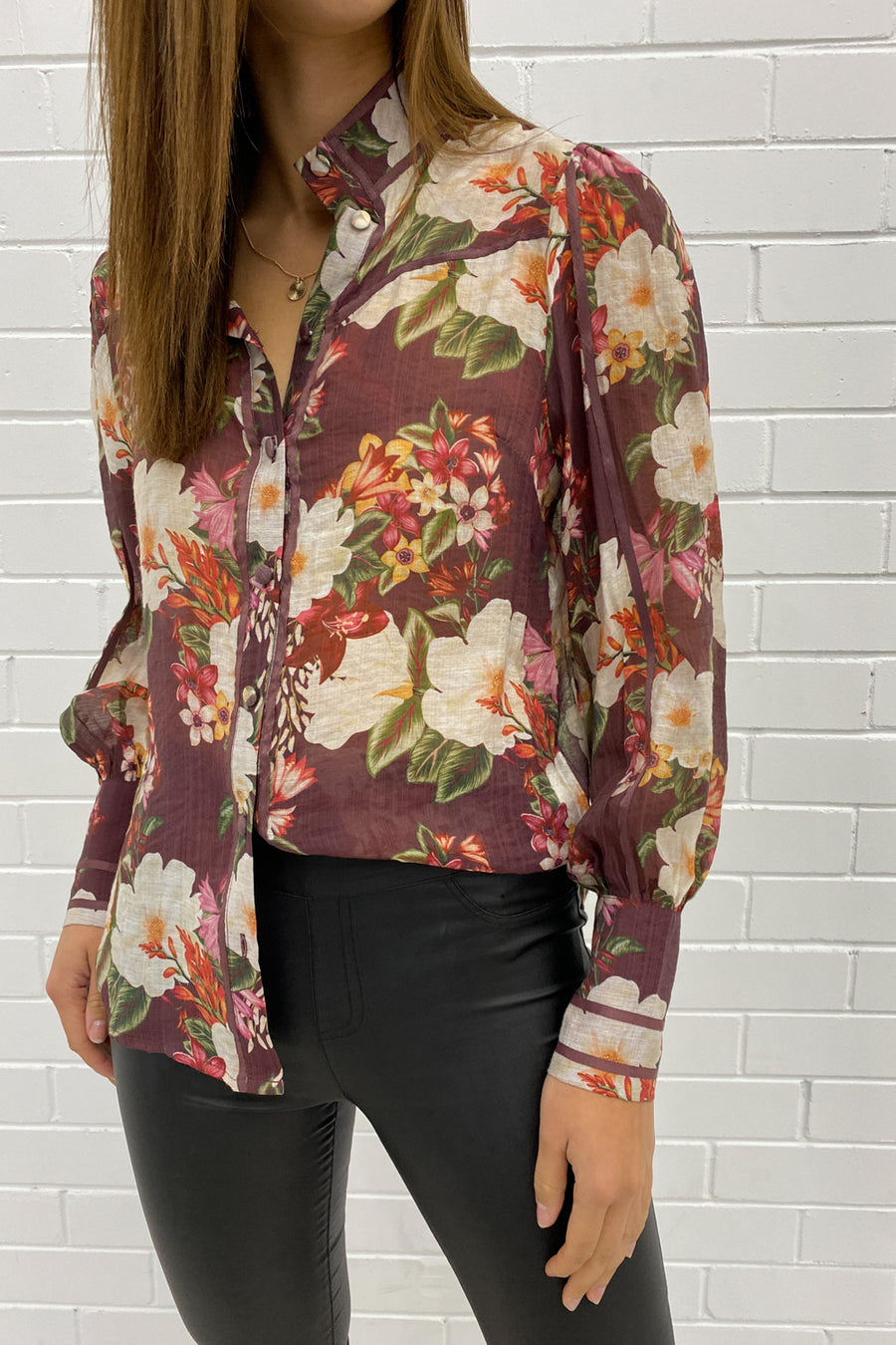 Burgundy Floral