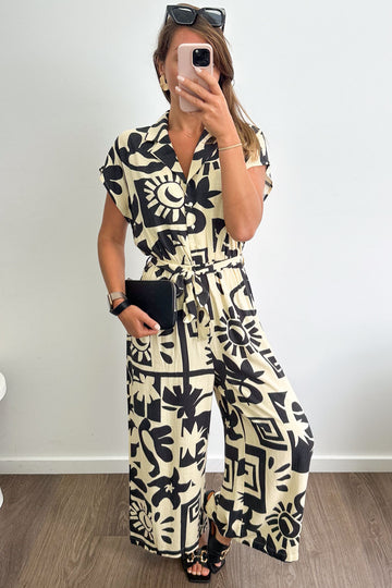 Black Cream Print: julie