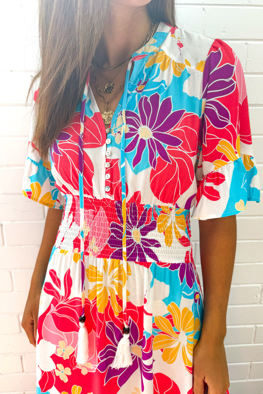 Hot Pink Multi Tropic