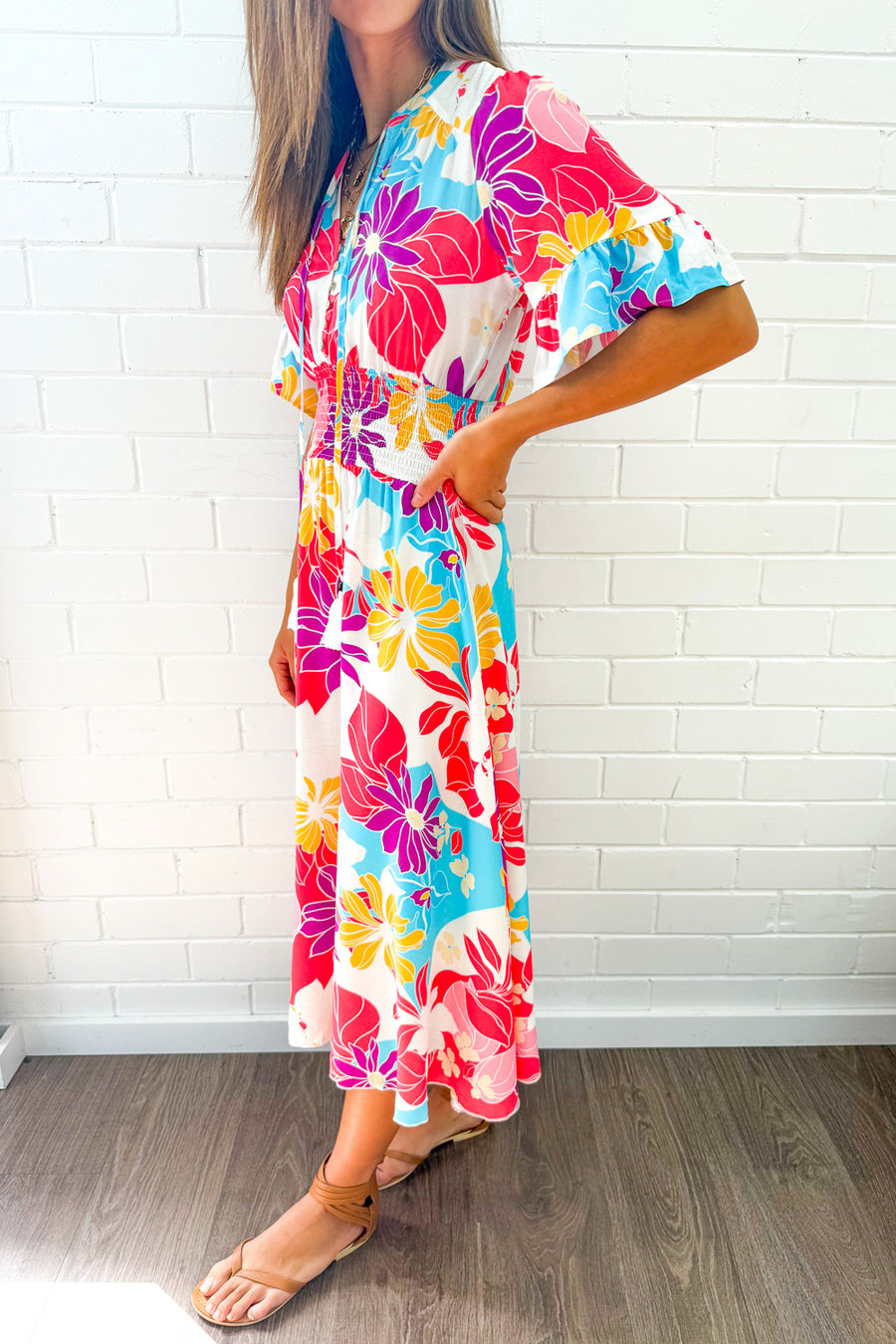 Hot Pink Multi Tropic