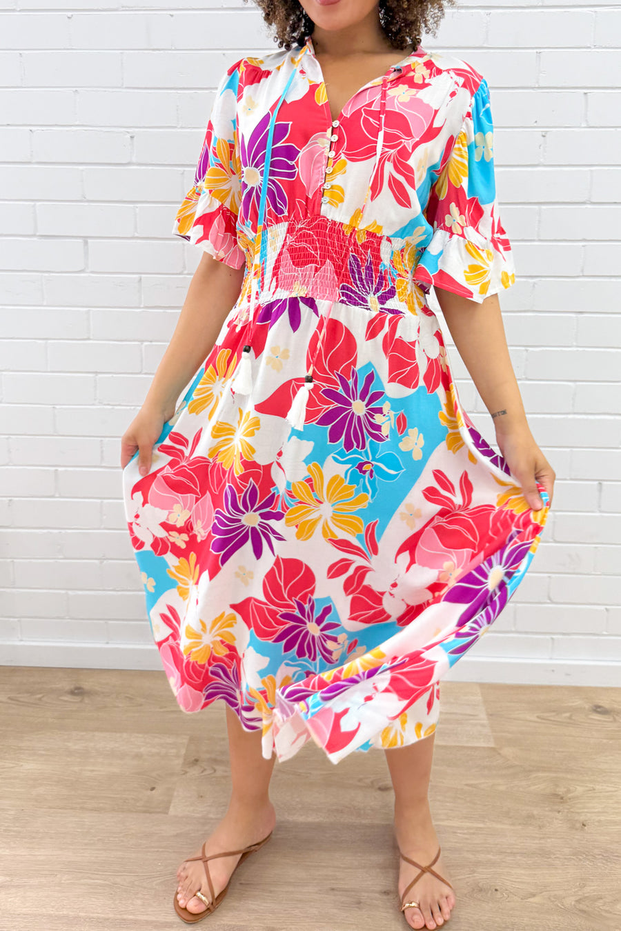 Hot Pink Multi Tropic