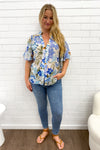Blue Multi Floral