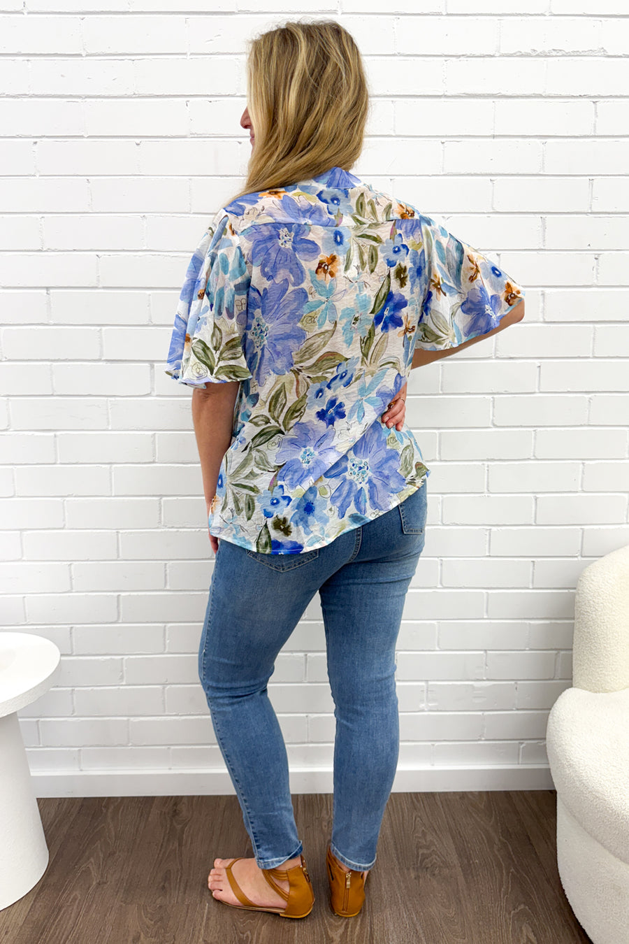 Blue Multi Floral