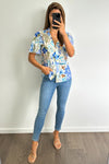 Blue Multi Floral