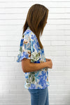 Blue Multi Floral