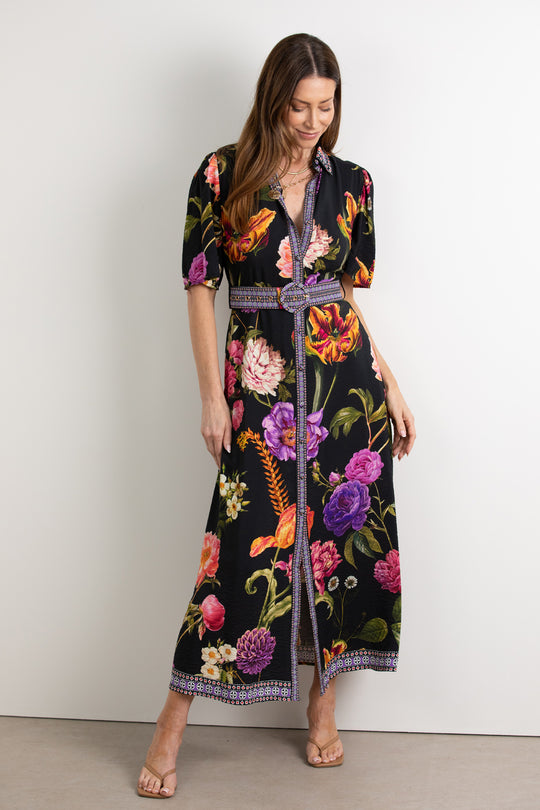 Black Pink Floral: ange