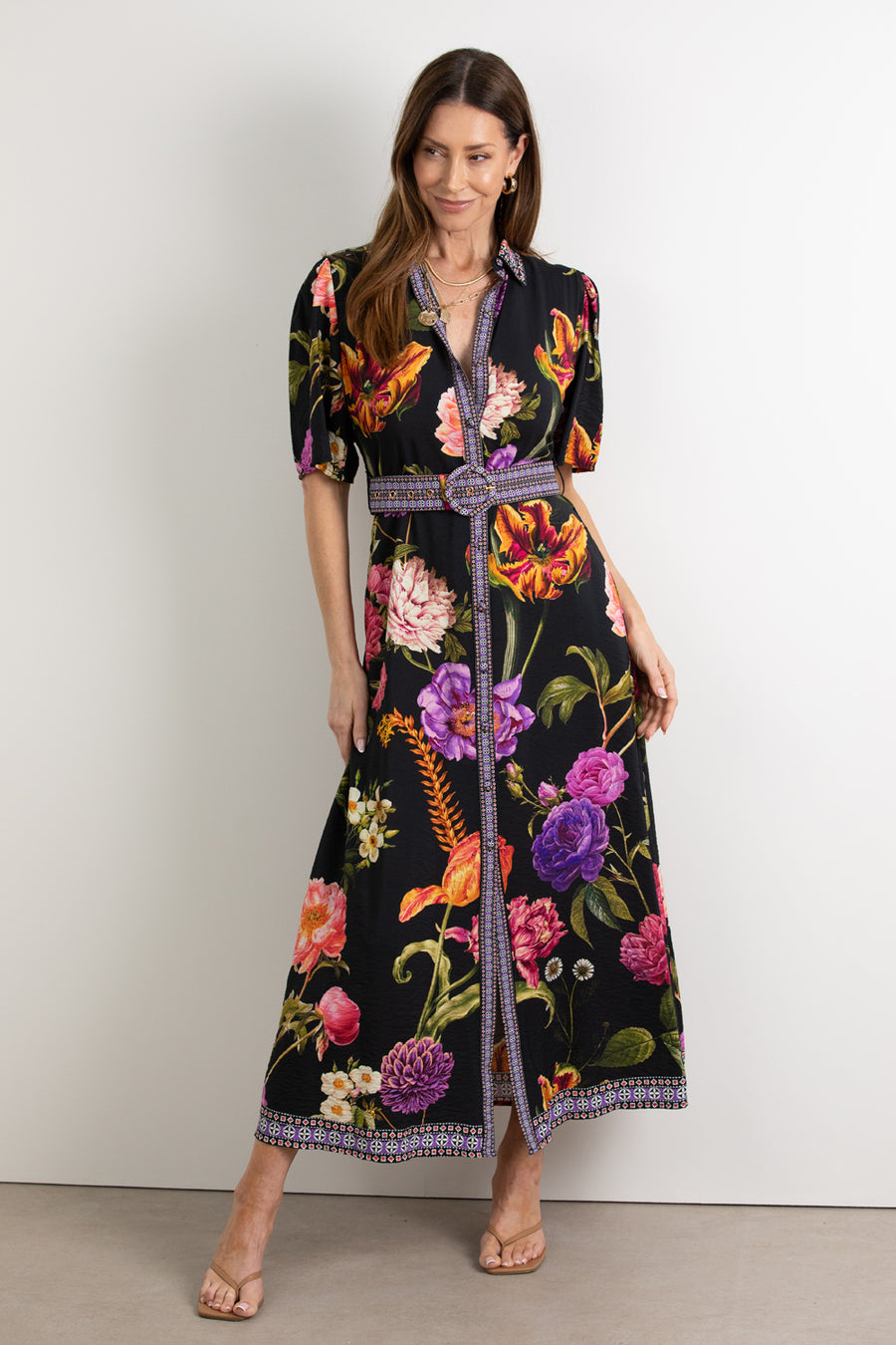 Black Pink Floral