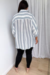 Blue White Stripe