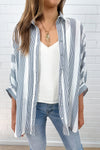 Blue White Stripe