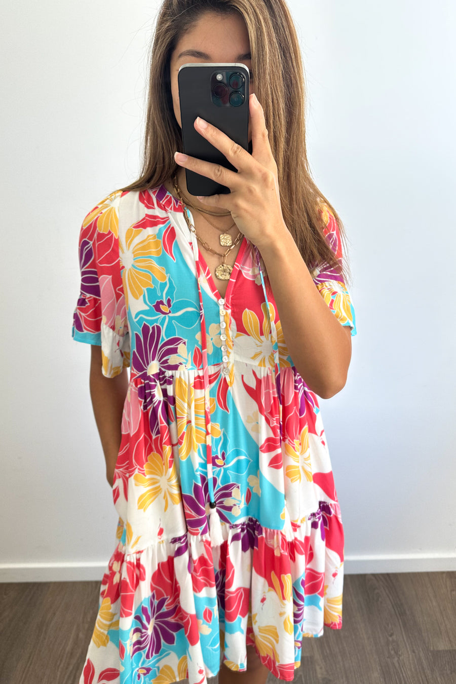 Hot Pink Multi Tropic