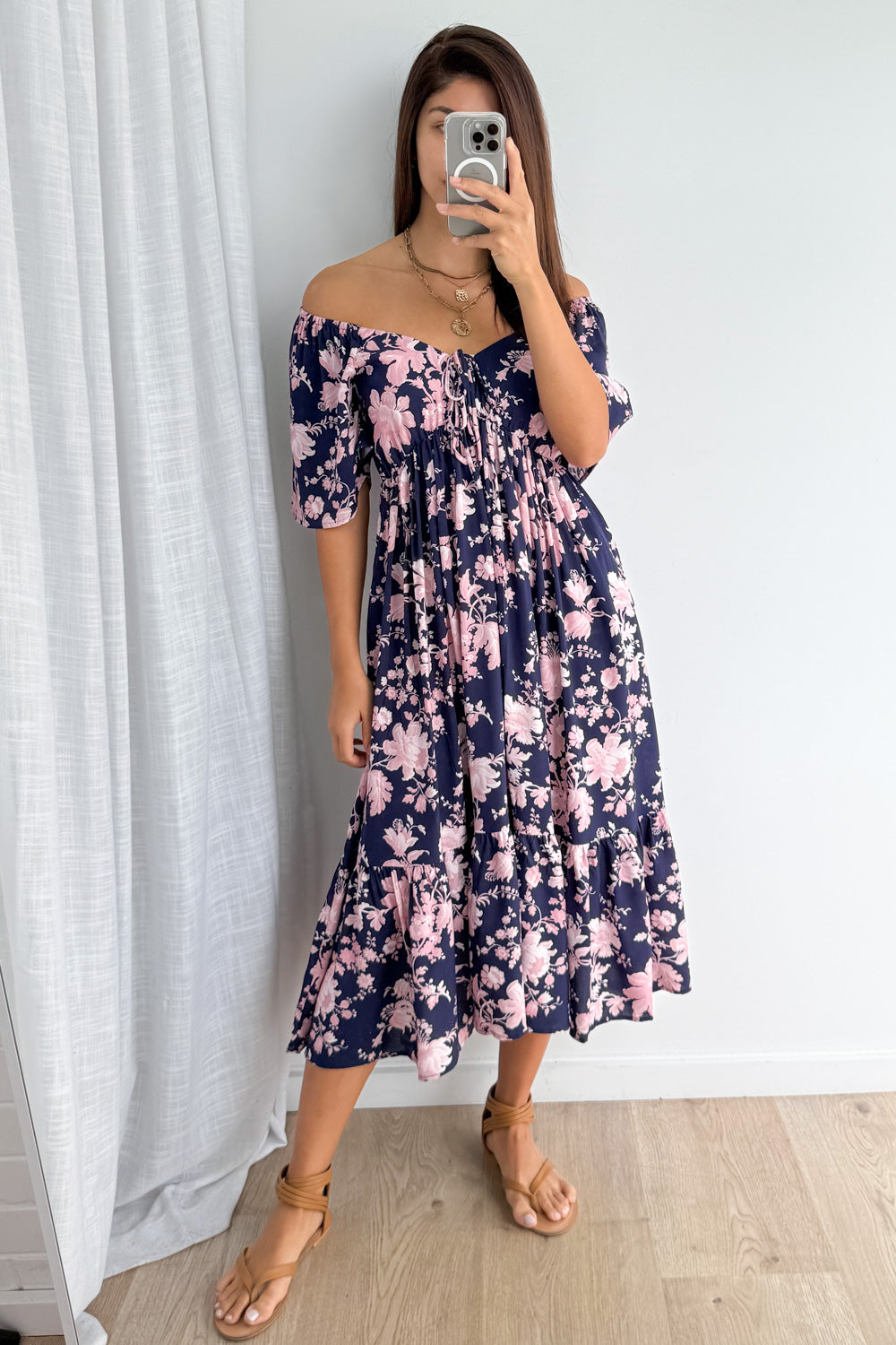 Navy Pink Floral: kym