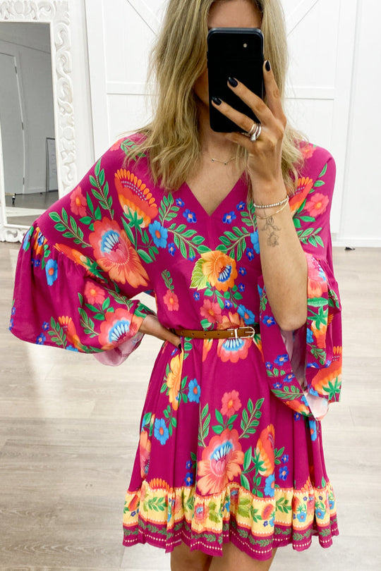 Fuchsia Floral: izzy