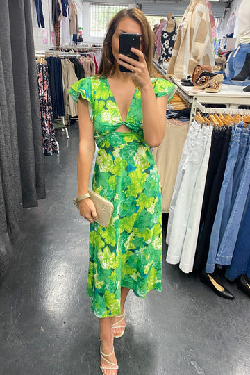 Green Floral: julie
