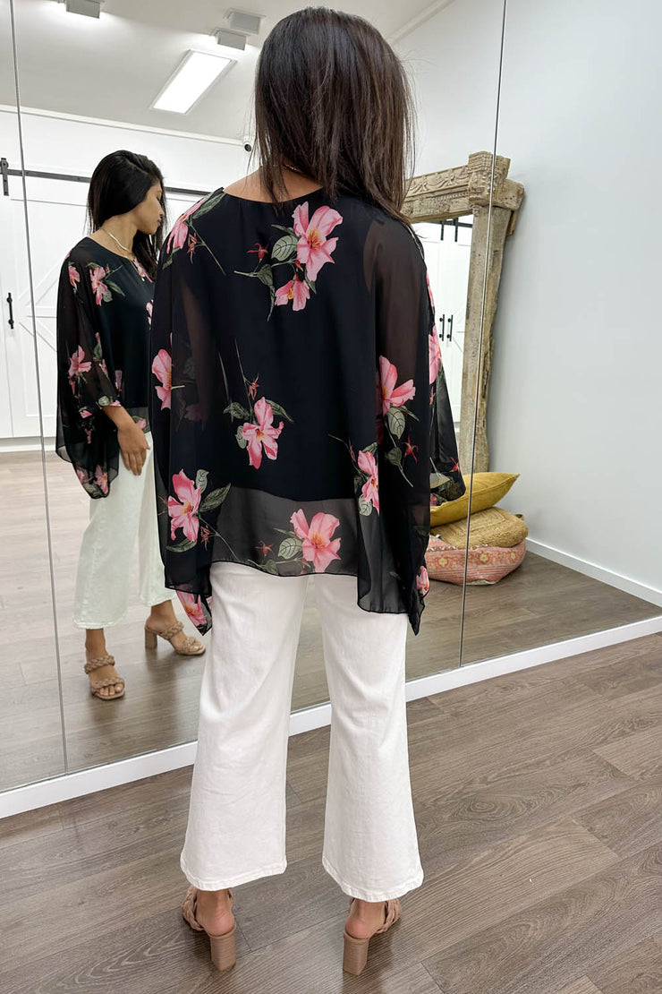 Black Floral