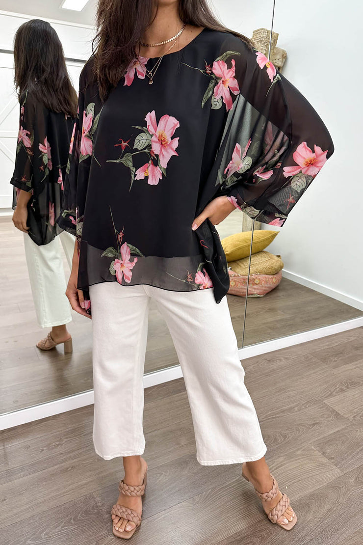 Black Floral