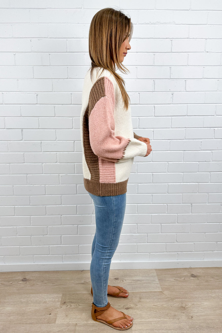 Cream Colour Block