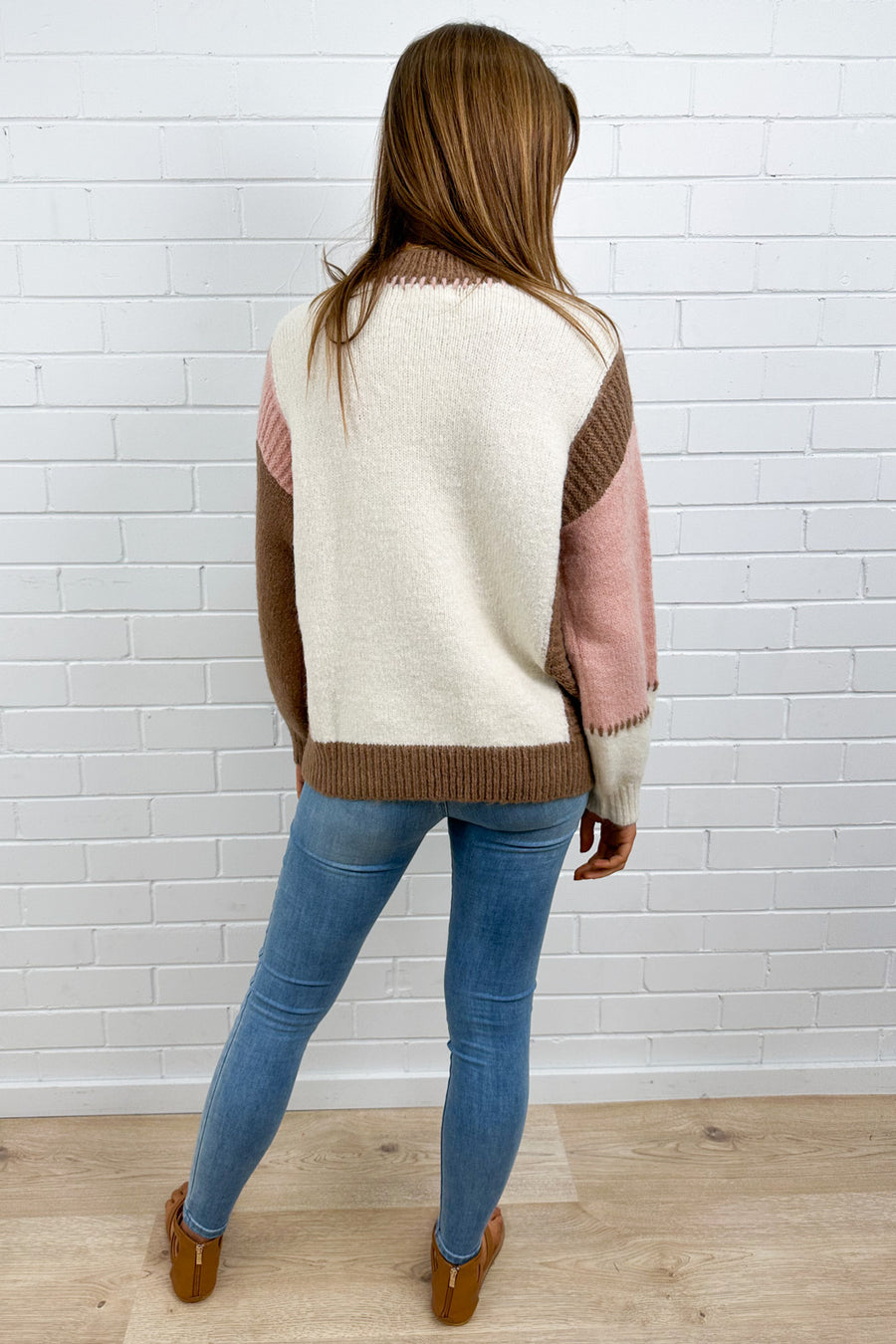 Cream Colour Block