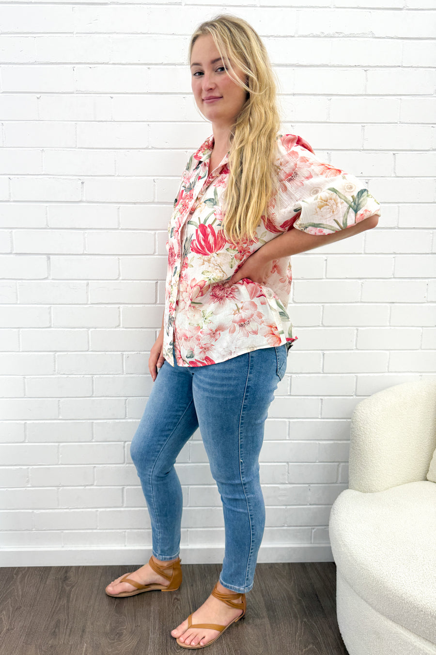 Cream Blush Floral