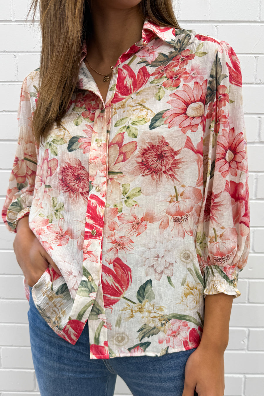 Cream Blush Floral