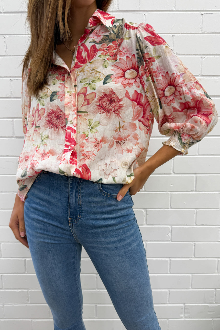 Cream Blush Floral