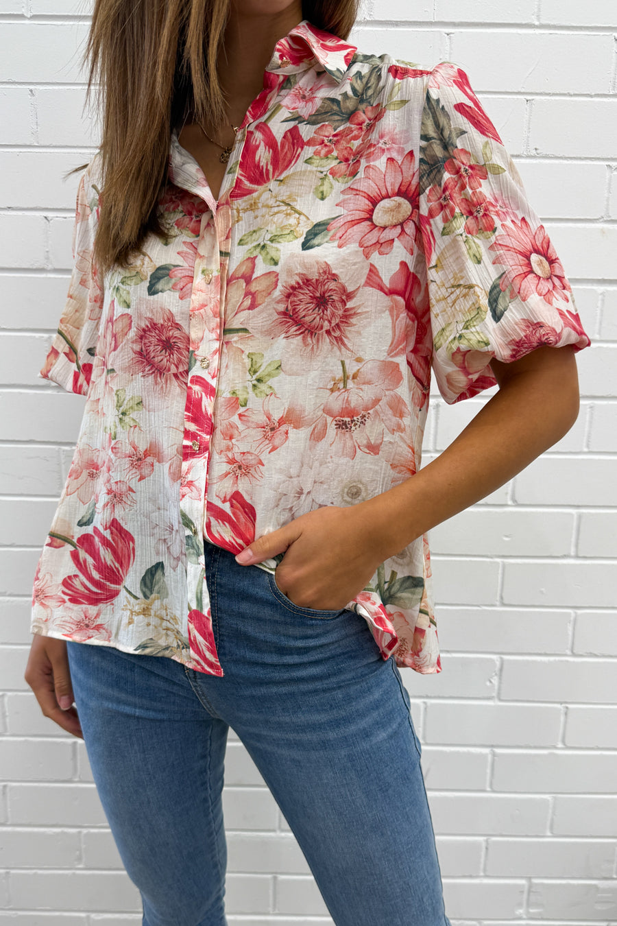 Cream Blush Floral