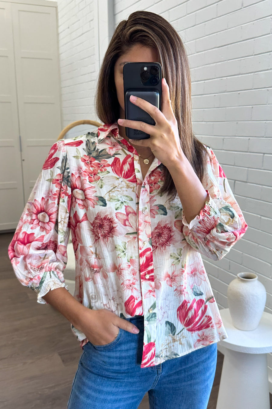Cream Blush Floral