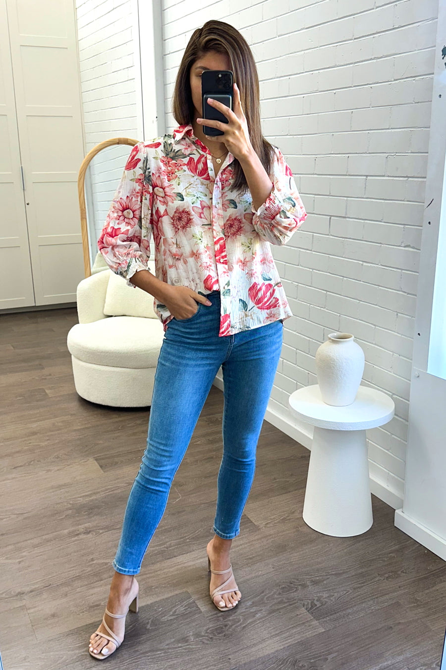 Cream Blush Floral