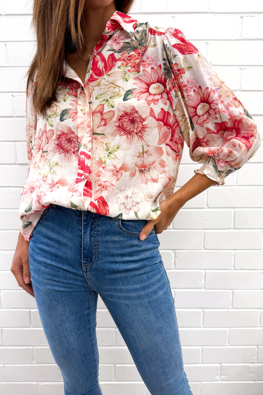Cream Blush Floral