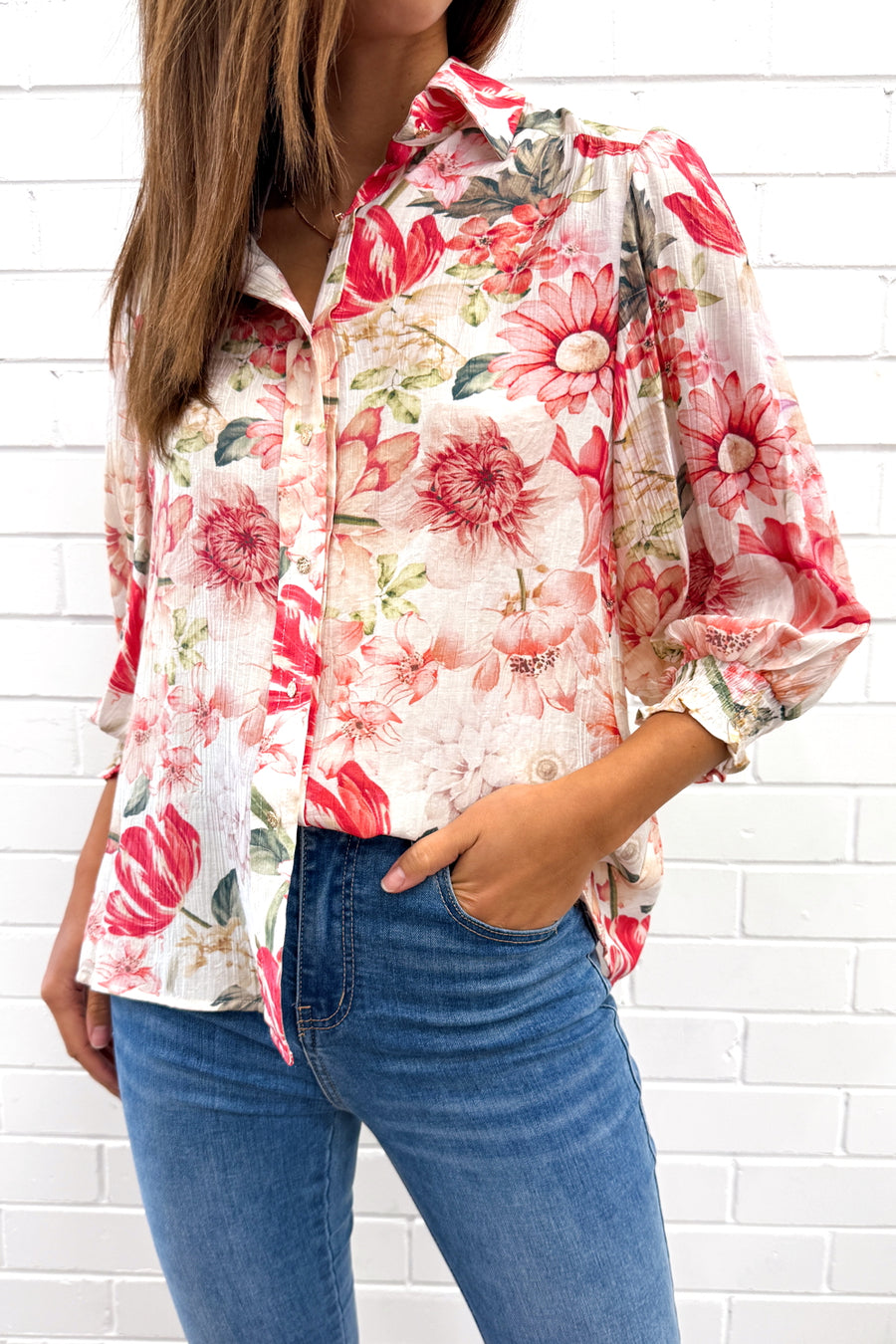Cream Blush Floral