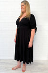 Lili Midi Dress - Black