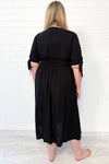 Lili Midi Dress - Black