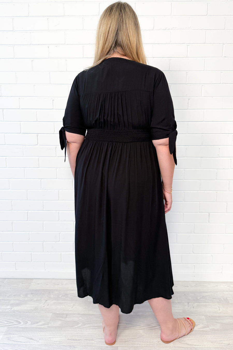 Lili Midi Dress - Black