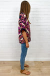 Navy Pink Paisley
