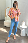 Pink Orange Multi