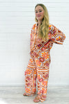 Pink Orange Multi