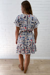 Blue Multi Print