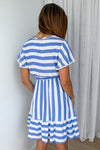 Blue White Stripe