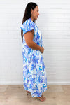 Blue Watercolour Floral