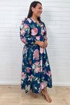 Navy Floral