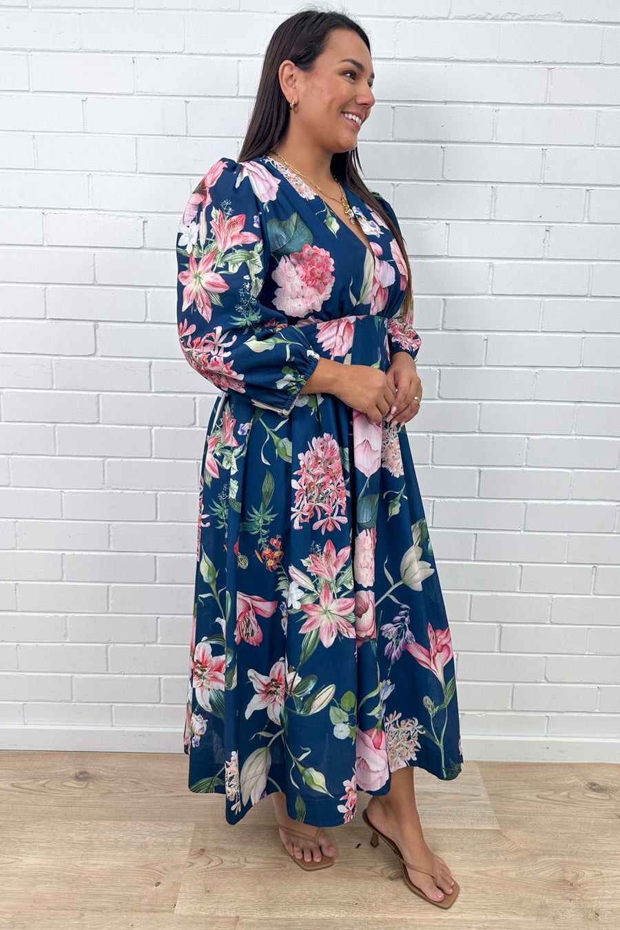 Navy Floral