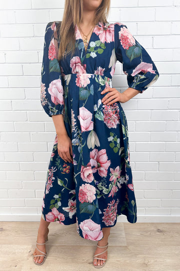 Navy Floral: eve